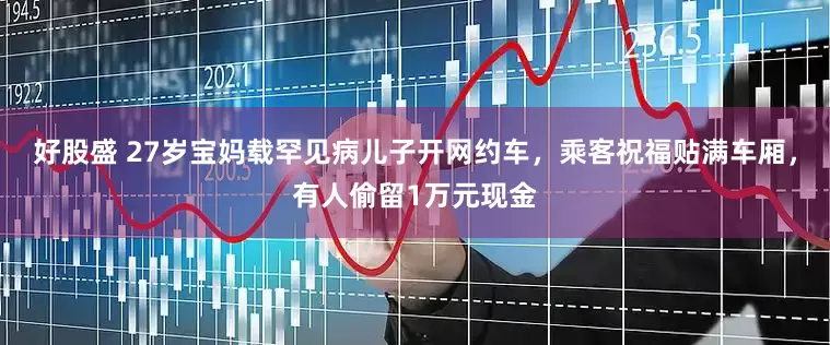 好股盛 27岁宝妈载罕见病儿子开网约车，乘客祝福贴满车厢，有人偷留1万元现金