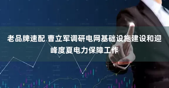 老品牌速配 曹立军调研电网基础设施建设和迎峰度夏电力保障工作